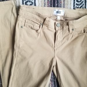 Paige 28" Verdugo Ultra Skinny khaki